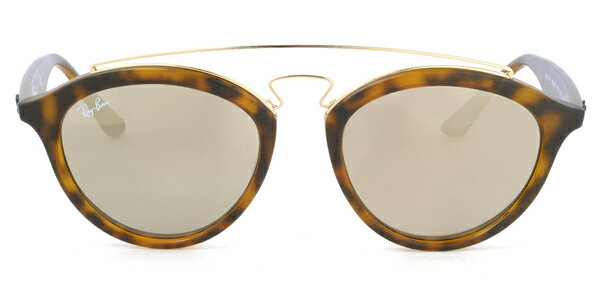 レイバン サングラス ミラー ギャッツビー2 Ray-Ban RB4257F 60925A 51サイズ レイバン RAYBAN GATSBY II FLASH LENSES 6092/5A ギャツビー ツーブリッジ ダブルブリッジ べっ甲 べっこう ミラー フルフィット 度数付き対応 メンズ レディース