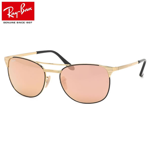 在庫限り・生産終了モデル レイバン サングラス ミラー シグネット Ray-Ban RB3429M 9000Z2 55サイズ 58サイズ レイバン RAYBAN SIGNET FLASH LENSES 9000/Z2 ツーブリッジ ダブルブリッジ ミラー ICONS アイコン メンズ PDRE