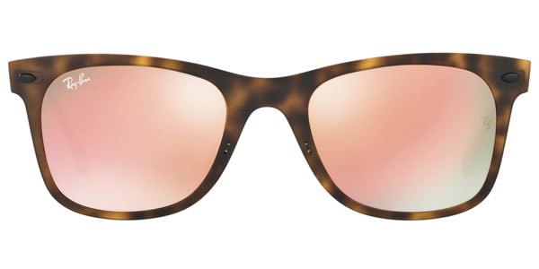 レイバン サングラス ミラー テック ウェイファーラー ライトレイ Ray-Ban RB4210 62442Y 50サイズ レイバン RAYBAN TECH WAYFARER LIGHT RAY FLASH LENSES 6244/2Y ミラー 度数付き対応 メンズ レディース