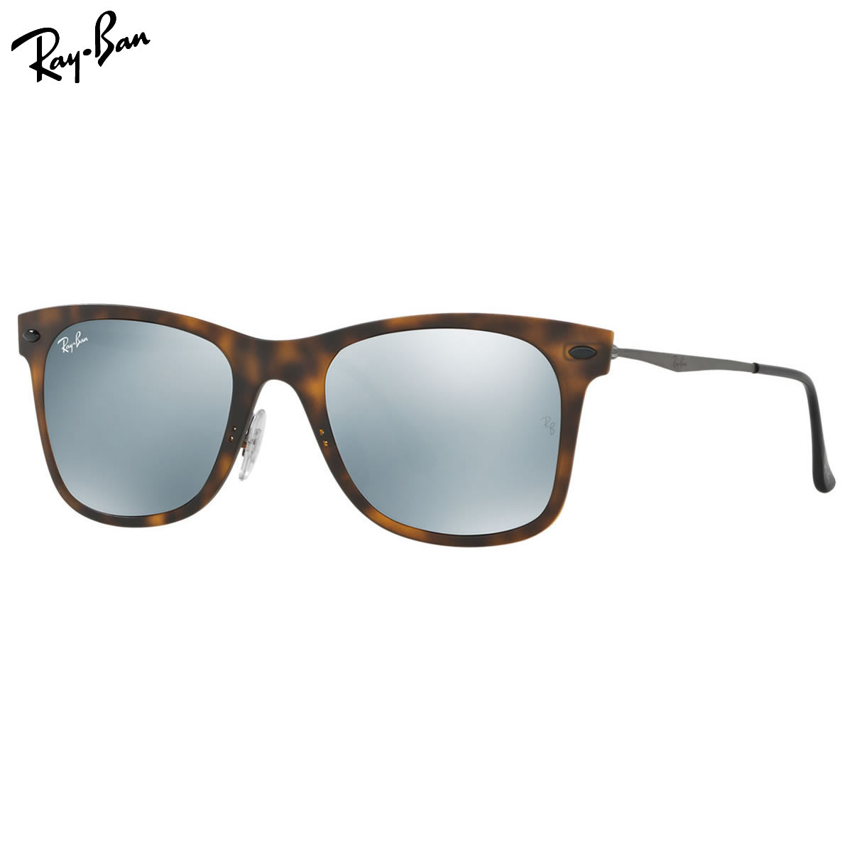 乐天商城 - レイバン サングラス ミラー テック ウェイファーラー ライトレイ Ray-Ban RB4210 624430 50サイズ レイバン RAYBAN TECH WAYFARER LIGHT RAY FLASH LENSES 6244/30 ミラー 度数付き対応 メンズ レディース
