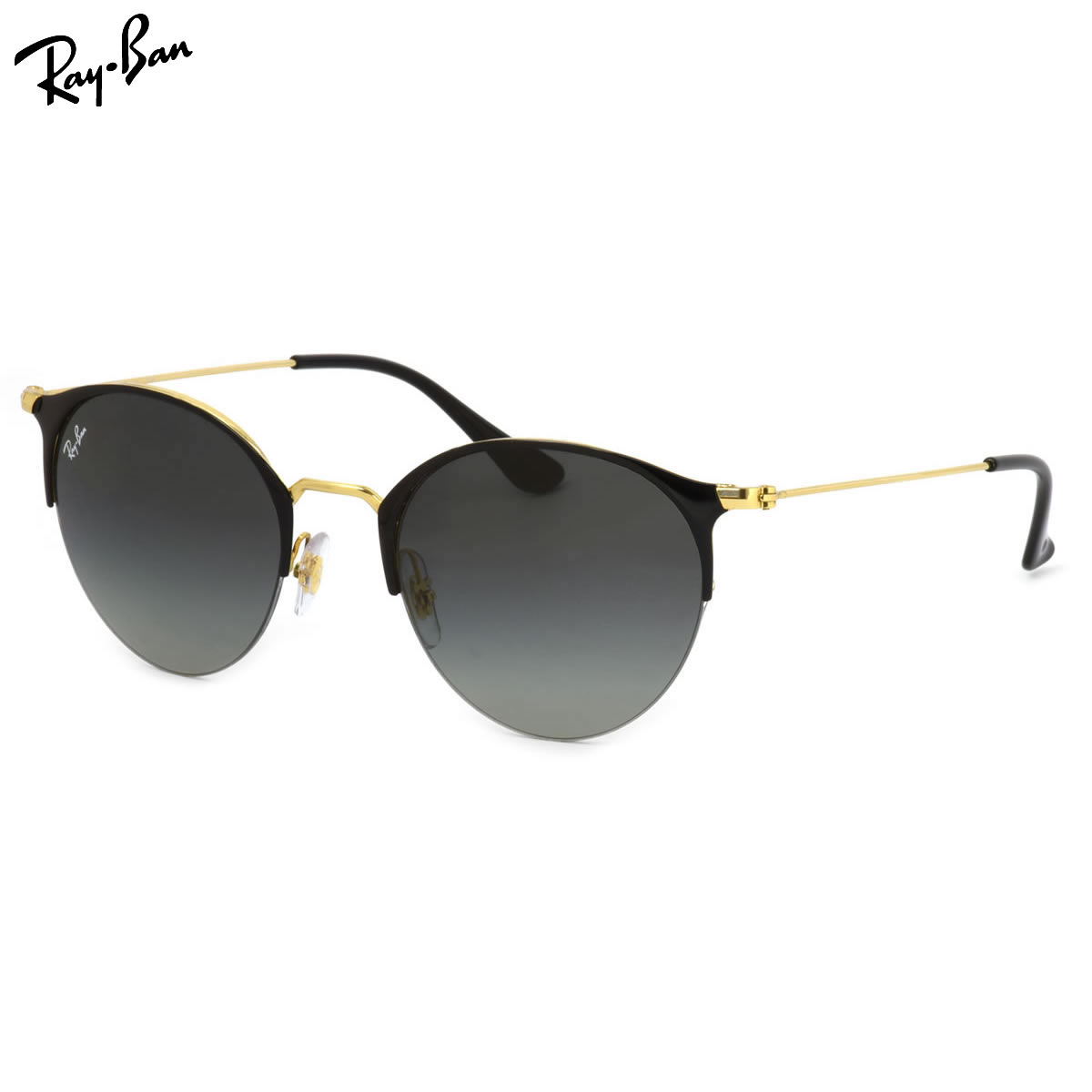 レイバン サングラス RB3578 187/11 50サイズ レイバン RAYBAN 18711 CLUBROUND クラブラウンド ERIKA エリカ サーモント ブロー ボストン 丸メガネ 度数付き対応 メンズ レディース