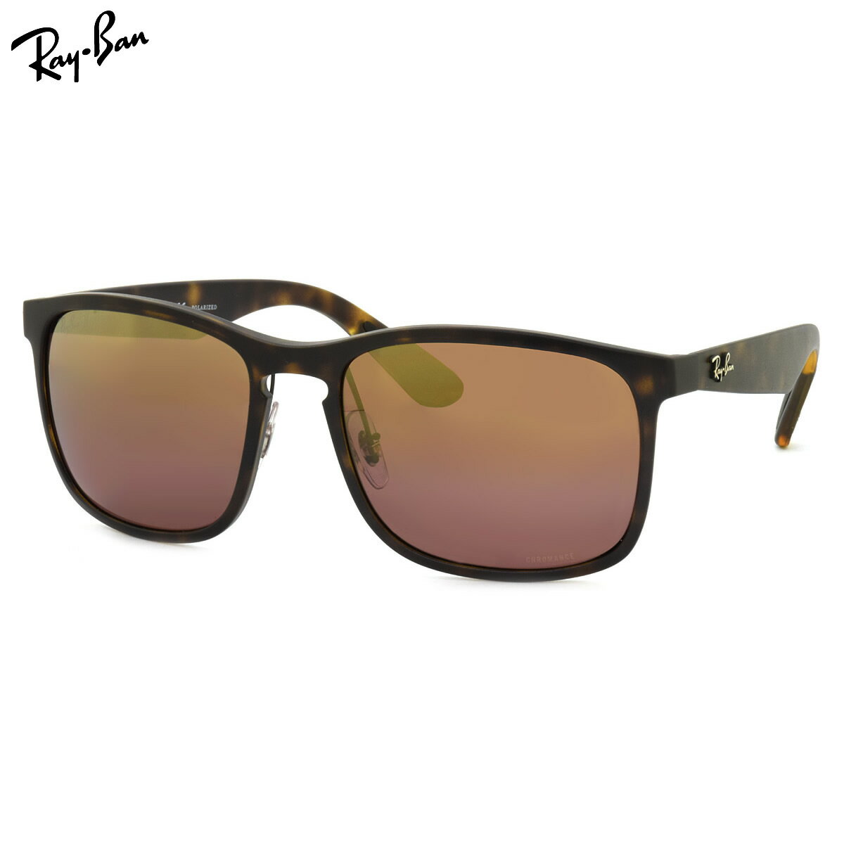 レイバン サングラス ミラー 偏光 クロマンス Ray-Ban RB4264 894/6B 58サイズ レイバン RAYBAN CHROMANCE LENSES 8946B WAYFARER ウェイファーラー べっ甲 べっこう 偏光レンズ 偏光サングラス 度数付き対応 メンズ レディース