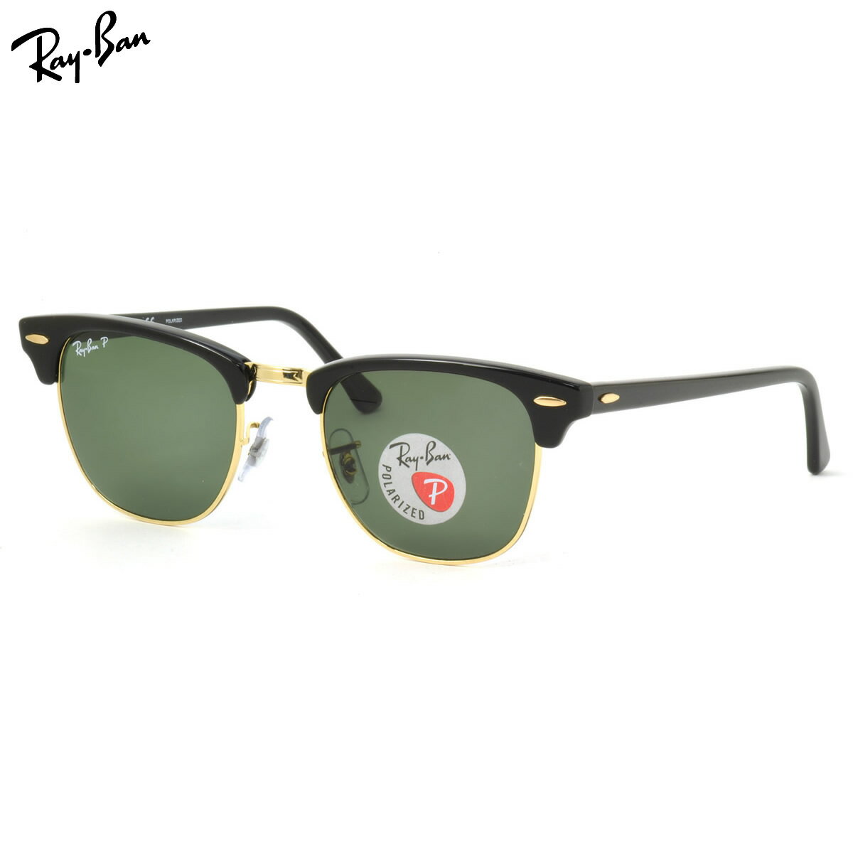 Rakuten - レイバン サングラス Ray-Ban RB3016 901/58 51サイズ RAYBAN CLUBMASTER 90158 サーモント ブロー 偏光レンズ 偏光サングラス ICONS アイコン Ray-Ban RayBan 度数付き対応 メンズ レディース