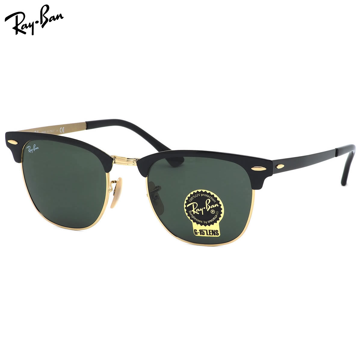 乐天商城 - レイバン サングラス Ray-Ban RB3716 187 51サイズ CLUBMASTER クラブマスター ブロー アイコン ICON Ray-Ban RayBan 度数付き対応 メンズ レディース