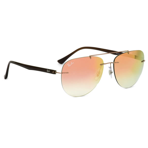 Ray-Ban レイバン サングラス RB8059 155/B9 57サイズ 155B9 RAYBAN TECH LIGHT RAY FLASH LENSES GRADIENT ティアドロップ パイロット ダブルブリッジ ミラー ツーポイント レイバン RayBan 度数付き対応 メンズ レディース