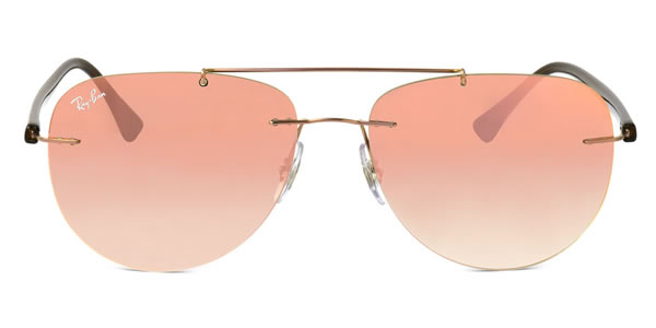 Ray-Ban レイバン サングラス RB8059 155/B9 57サイズ 155B9 RAYBAN TECH LIGHT RAY FLASH LENSES GRADIENT ティアドロップ パイロット ダブルブリッジ ミラー ツーポイント レイバン RayBan 度数付き対応 メンズ レディース