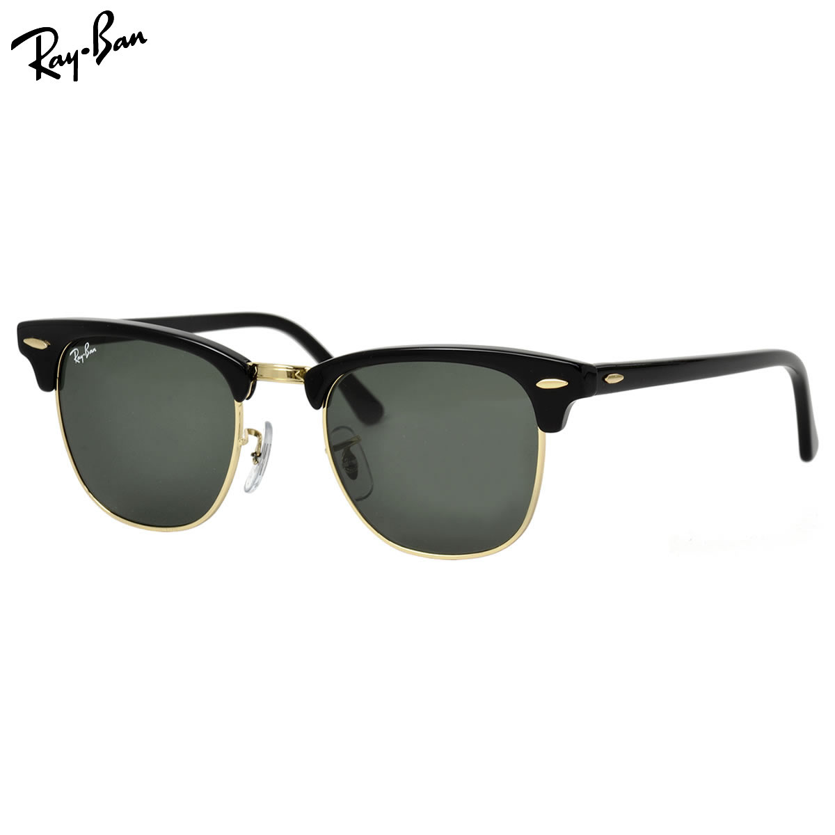 正規品 レイバン サングラス RB3016 W0365 49サイズ 51サイズ クラブマスター CLUBMASTER Ray-Ban RayBan ブラック ゴールド 黒縁 ブロー サーモント クラシック ICONS アイコン メンズ レディース サングラス ブランドサングラス 送料無料 最強翌日配送