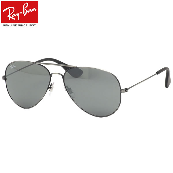 レイバン レイバン サングラス Ray-Ban RB3558 91396G 58サイズ AVIATOR アビエーター レディースモデル パイロット ティアドロップ RayBan ダブルブリッジ レトロ ミラーレンズ グレー