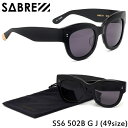 セイバー SABRE サングラス SS6-502 B-G-J 49サイズ NOVA ノヴァ ブラック ボリューム セイバー SABRE メンズ レディース(4)