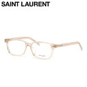 商品基本情報商品カテゴリー：メガネブランド名：SAINT LAURENT (サンローラン)型番：SLM109/F 003フレームカラー：ベージュレンズカラー：--紫外線カット率：--可視光線透過率：--鼻パッド：なしレンズシェイプ分類：スクエアフレームタイプ分類：フルリムフレーム材質：プラスチックレンズ材質：プラスチックおすすめの性別：女性よりのデザインですが-----------------------------------------------おすすめの性別：男性にも人気です。おすすめの性別：ユニセックスでご使用可能です。-----------------------------------------------付属品：専用ケース・レンズクロス・ギャランティカード・取扱説明書※付属品の仕様は予告なく変更になる場合がございます。予めご了承くださいませ。状態：新品未使用正規品デモレンズがセットされた状態での使用はできません。ご使用の際は必ずレンズを入れ替えてください。商品サイズ情報【A】レンズのよこ幅：54mm【B】レンズのたて幅：37mm【C】ブリッジ幅：14mm【D】全体のよこ幅：138mm【E】全体のたて幅：41mm【F】テンプルの長さ：145mmメーカー公表サイズ：54□14-145電脳眼鏡が厳選したレンズについて&nbsp;ご希望のレンズの屈折率やコートの種類等により、「NIKON」「SEIKO」「HOYA」などのメーカーが発売している多くのレンズの中から最適なレンズを厳選しています。例えば、最も販売数の多い1.60非球面レンズの場合、無色レンズでは「Nikon」をおすすめしていますが「HOYA」をご希望でしたら代替可能です。また、UV420カットレンズは、裏面UVカット標準装備等、高性能な「TOKAI」の『ルティーナ』を使用します。レンズメーカーのご指定をご希望の場合には、可能な限り対応いたします。当店おすすめのメーカーと指定可能なメーカーの一覧は、下記のとおりです。※当店指定のレンズに限らせていただきます。レンズ名の指定は、お受けいたしかねます。&nbsp;※ご指定可能なメーカー&nbsp;※ご希望のメーカーがご指定可能なメーカーのリストにない場合や、当店指定以外のレンズ、調光レンズ、偏光レンズ等、選択肢にないレンズもお問い合わせいただきましたら、ご対応の可否等についてお調べさせていただきます。その際、差額が発生する可能性がございますので、予めご了承ください。&nbsp;当店は、SAINT LAURENT(サンローラン)正規商品販売店です。当店のSAINT LAURENT(サンローラン)は、Kering Eyewear社の日本法人ケリング アイウェア ジャパンから直接仕入れている正規品です。※当店は、ケリング アイウェア ジャパンからインターネット販売を認められている数少ない店舗のひとつです。保証、修理、取り寄せも対応しておりますので、安心して当店をご利用ください。柔らかい印象を与えるシンプルで美しい造形が際立つ、スクエアシェイプの「SLM109/F」。スクエアのデザインがお顔を引き締めつつ、鋭くなりすぎない芯のある表情を演出してくれます。テンプルに配置されたゴールドカラーのYSLモノグラムが奥ゆかしく光り、高級感を高めています。また、ノーズパッドやテンプルなどをアジア人の骨格に合わせて設計したフルフィットモデルなので、フィット感に優れた快適な掛け心地です。この商品はあす楽翌日配達の対象です※お取り寄せ商品や、レンズの加工・取り付けをともなう場合は、あす楽の対象外となります。また、お取り寄せ、レンズの加工、取り付け後の商品に関しましては、キャンセル・ご変更・ご返品はお受けできませんのでご了承くださいませ。あす楽に関するご注意など、詳しくはこちら北海道・沖縄＆離島も対象メガネ・サングラスはいつでも日本全国送料無料※小物など一部対象外商品がございます。