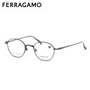 フェラガモ SF2585LB 001 47 メガネ FERRAGAMO チタニウム ヘキサゴン 六角形 MADE IN JAPAN 国産 日本製 メンズ レディ...