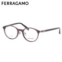 フェラガモ SF3005LB 500 48 メガネ FERRAGAMO 小さめ パープル クリア MADE IN JAPAN 国産 日本製 レディース
