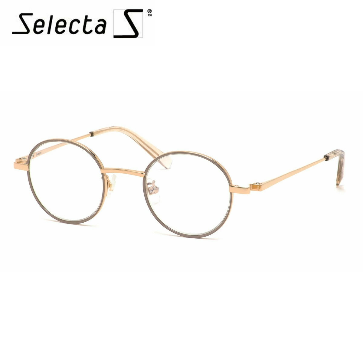 Rakuten - セレクタ selecta メガネ 87-0006 2 44サイズ ラウンド 丸メガネ クラシック ヴィンテージ レトロ 近視 乱視 遠視 老眼 メンズ レディース