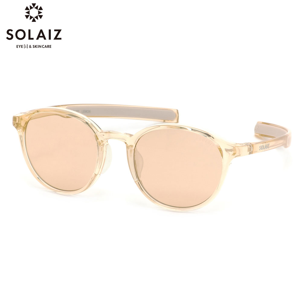 商品基本情報 商品カテゴリー：サングラス ブランド名：SOLAIZ (ソライズ) 型番：SLD-002 LEM/LBR フレームカラー：レモン レンズカラー：ライトブラウン 紫外線カット率：99%以上 可視光線透過率：60％ブルーライトカッ...