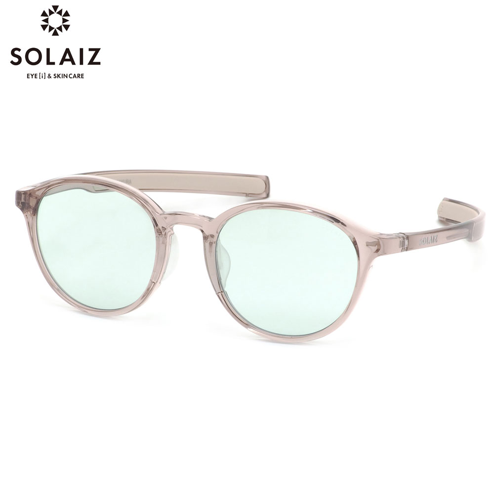 ソライズ SLD-002 SAK/LBL 50 サングラス SOLAIZ アイケア ブルーライトカット 軽量 フィット感 メンズ レディース