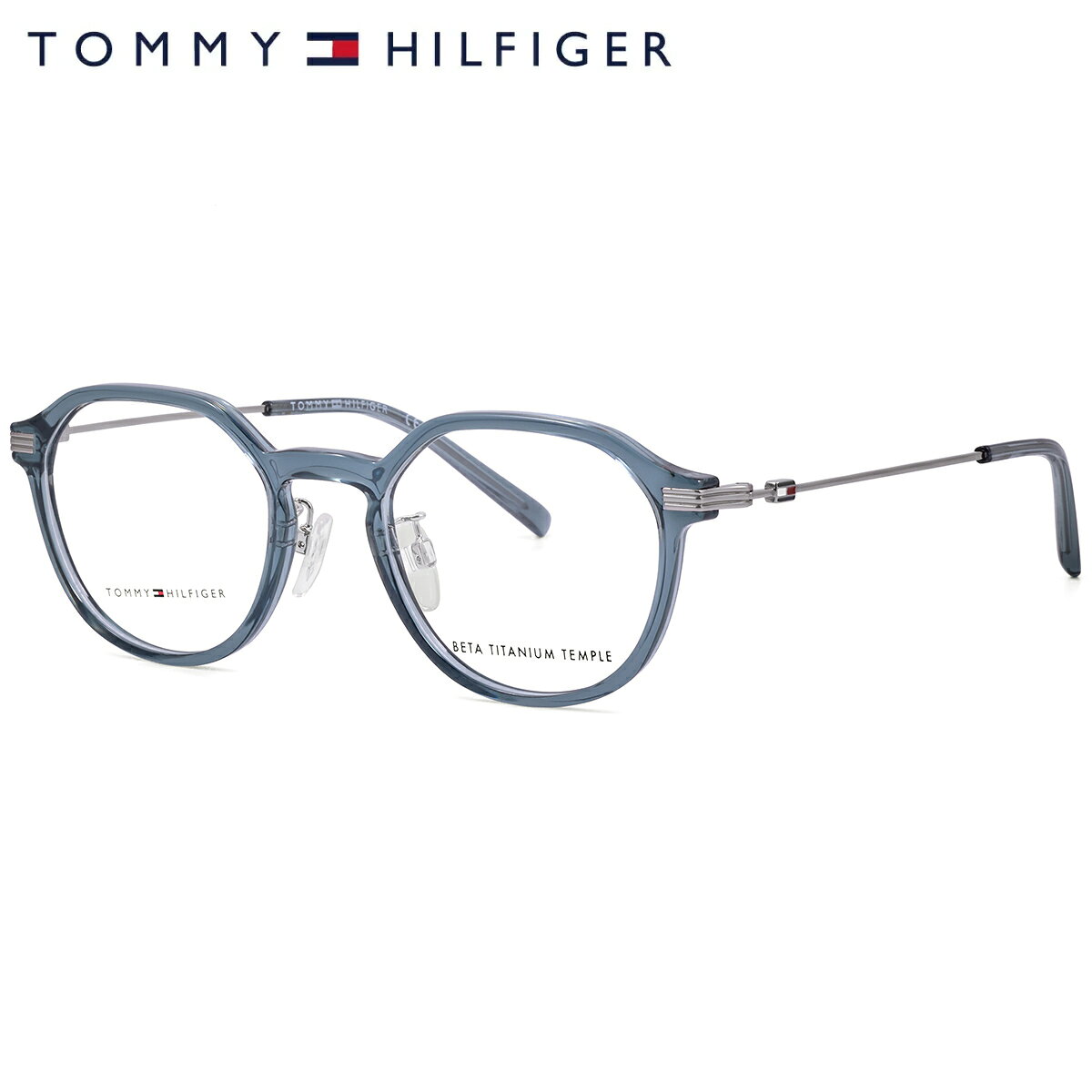 トミーヒルフィガー TH2364/F ZI9 50 メガネ TOMMY HILFIGER アジアンフィッティング βチタン メンズ レディース