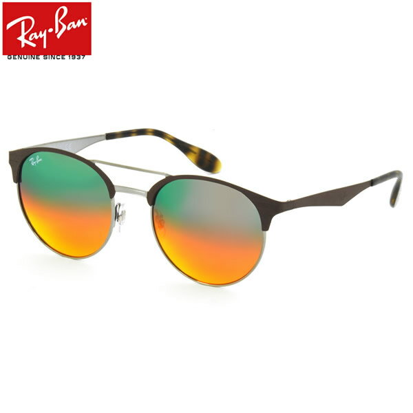 レイバン サングラス ミラー Ray-Ban RB3545 9006A8 51サイズ 54サイズ レイバン RAYBAN FLASH LENSES GRADIENT 9006/A8 ツーブリッジ ダブルブリッジ ROUND ラウンド 丸メガネ ミラー 度数付き対応 メンズ レディース