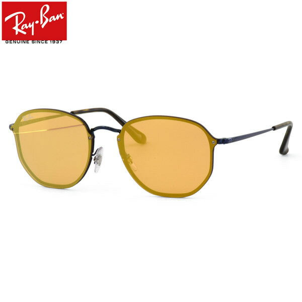 レイバン サングラス Ray-Ban RB3579N 90387J 58サイズ BLAZE ブレイズ レディースモデル RayBan BLAZE HEXAGONAL ヘキサゴナル FLASH LENSES フラットレンズ べっ甲 べっこう ミラー ツーポイント