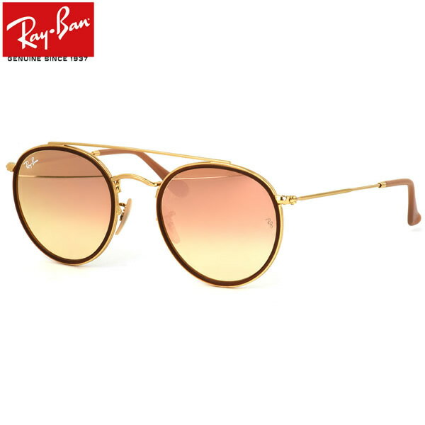 レイバン サングラス ミラー ラウンドダブルブリッジ Ray-Ban RB3647N 001/7O 51サイズ レイバン RAYBAN ROUND DOUBLE BRIDGE FLASH LENSES GRADIENT 0017O ROUND METAL ラウンドメタル ツーブリッジ ダブルブリッジ ミラー ICONS アイコン メンズ レディース