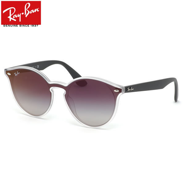 レイバン レイバン サングラス Ray-Ban RB4380NF 6355U0 139サイズ HIGHSTREET BLAZE ハイストリート ブレイズ レディースモデル RayBan 1枚レンズ フルフィット グレー