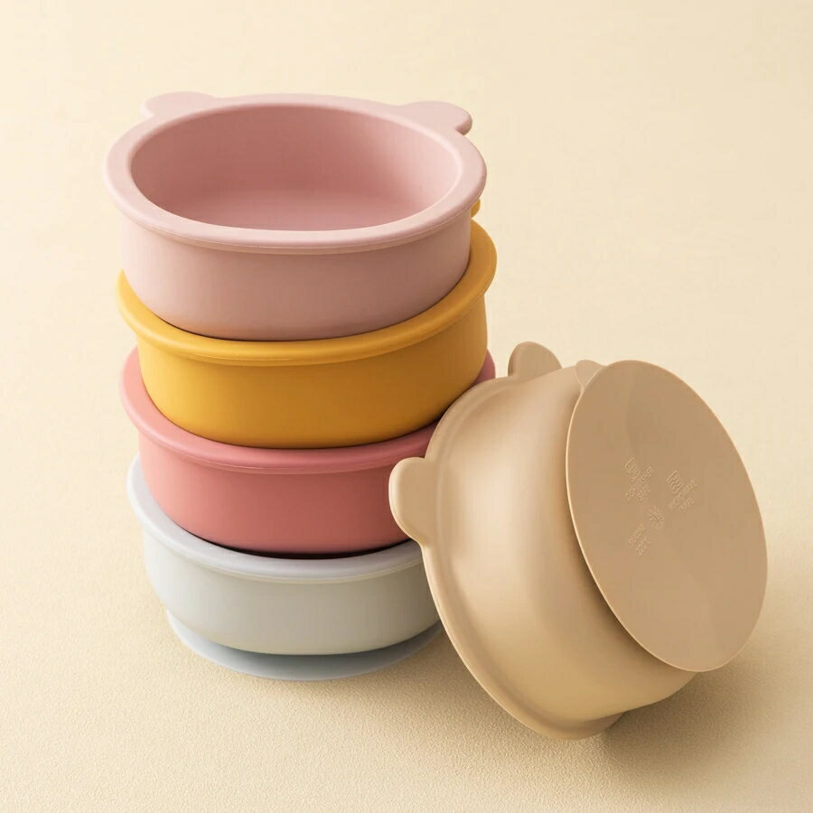 樂天商城 - [シリコーン吸盤ボウル] 2026 赤ちゃん用 トレーニング食器 かわいい 離乳食 滑り止め 特価