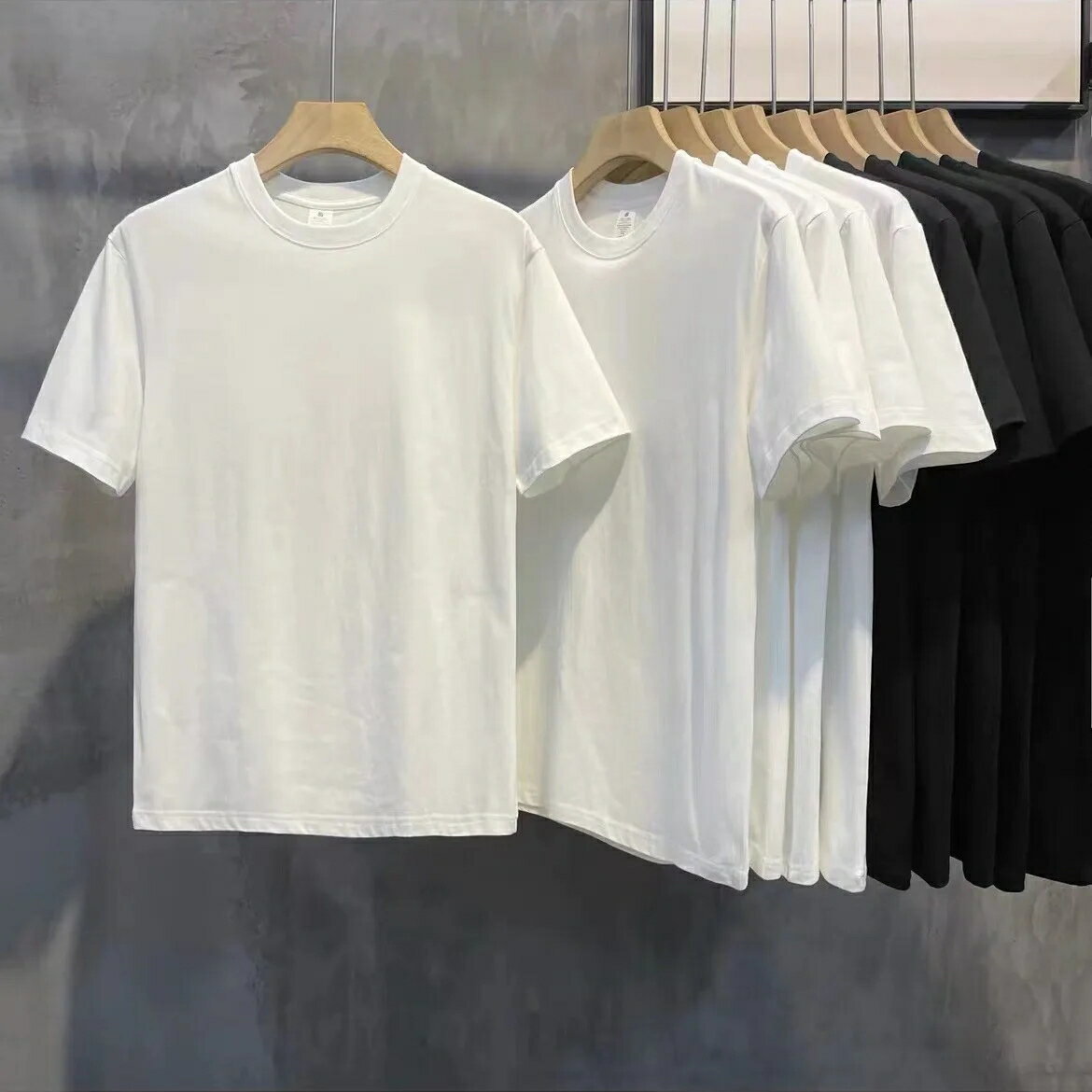 Oversized Summer T Shirts for Women Men White and Black Casual Female Korean Streetwear Tees Unisex Basic Solid Young Cool Tops