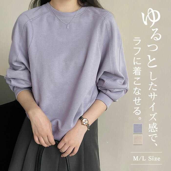 スウェット トレーナー パーカー トップス プルオーバーパーカー 長袖 無地 プルオーバー スウェットパーカー パーカ 秋 春 冬 ゆったり 春秋 クルーネック...