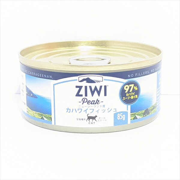 【キャットフード】 ジウィピーク(ZIWI Peak)　グレインフリー　キャット缶　カワハイフィッシュ　全年齢・全猫種用　総合栄養食　85gのサムネイル