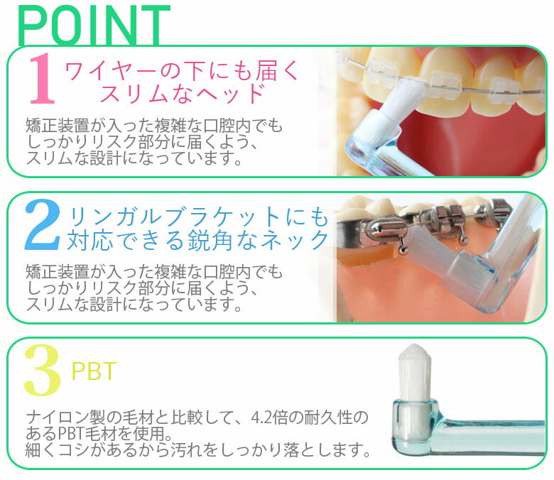 4本セット 歯ブラシ オーラルケア オーソワン...の紹介画像3