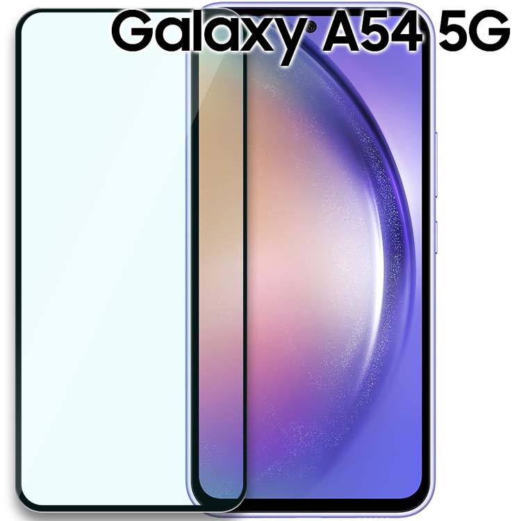 Galaxy A54 5G フィルム 強化 ガラス フィルム 画面 液晶 保護フィルム ラウンドエッジ 飛散防止 薄型 ..