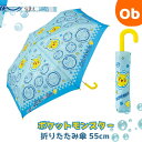 折りたたみ傘 55cm 折り畳み傘 ポケットモンスター【送料無料 沖縄・一部地域を除く】傘 軽量 手開き キッズ 子供用 キャラクター skater スケータ...
