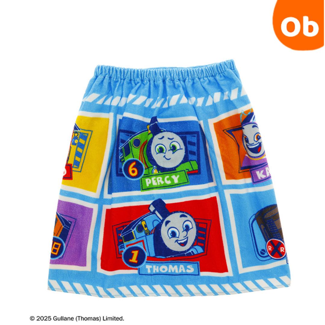 きかんしゃトーマス トーマスと仲間たち50丈　巻きタオル　ラップタオル　50×110cm【ネコポス送 ...