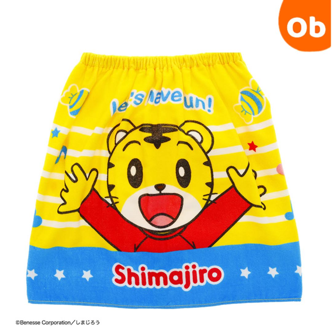 しまじろう わくわくサマー 50丈　巻きタオル　ラップタオル　50×110cm【ネコポス送料無料】  ...