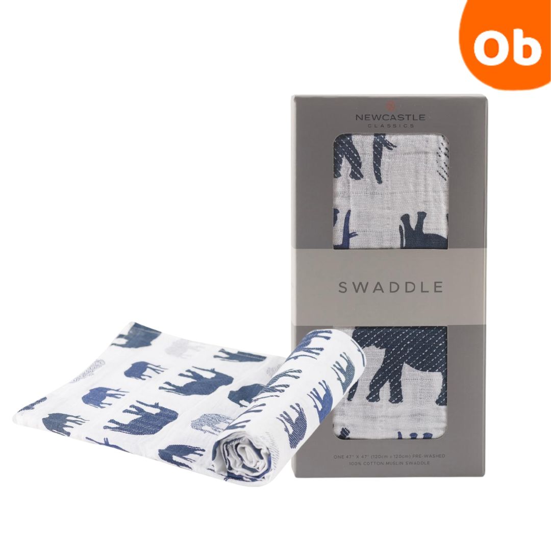 【11/20 20時〜 店内最大ポイント21倍 要エントリー】Newcastle Classics スワドル Blue Elephant【送料無料 沖縄・一部地...