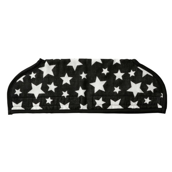 【8/25　最大100％ポイントバック+全品ポイントアップ実施中】ダッドウェイ BabyHopperガーゼネックカバー ブラックスター【ゆうパケット送料無料】