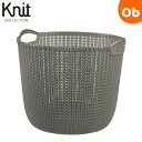 【6月5日 最大100%Pバック+ポイントアップ ※要エントリー】CURVER(カーバー) Knit COLLECTION ラウンドバスケット30L ブラウンB...