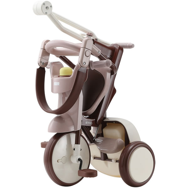 iimo TRICYCLE #02　イーモトライシクルナンバー02　折りたたみ式三輪車 コンフォートブラウン【ラッピング不可商品】【送料無料　沖縄・一部地域を除く】