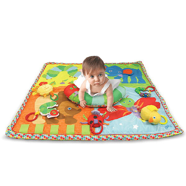 【11/20　20時〜　店内最大ポイント21倍　要エントリー】はらぺこあおむし アクティビティプレイジム 日本育児 ベビージム プレイマット【送料無料 沖縄・一部地域を除く】　クリスマス 3