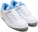 ナイキ エア ジョーダン 2 レトロ ロー NIKE AIR JORDAN 2 RETRO LOW ホワイト/セメントグレー/ユニバーシティブルー DV9956-104