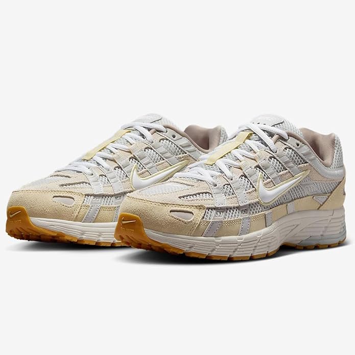 楽天Orange Beachナイキ P-6000 スニーカー レディース フォトンダスト/ライトカーキ/ファントム/ホワイト HV4312-025 Y2Kスタイル復刻モデル