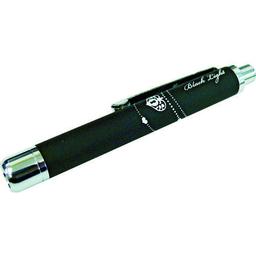 KONTEC ブラックライト（ラバー調ペンタイプ） UV－LED1灯タイプ ブラック PW-UV375H-07BL 【102-6010】