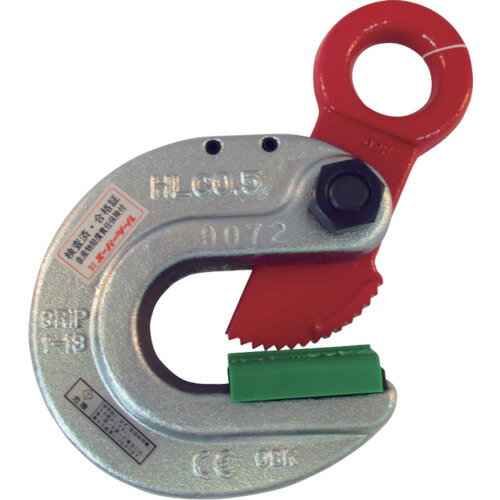 スーパー 形鋼クランプ 容量：0．5ton クランプ範囲：1〜13mm D1：23mm HLC0.5S 【104-2441】