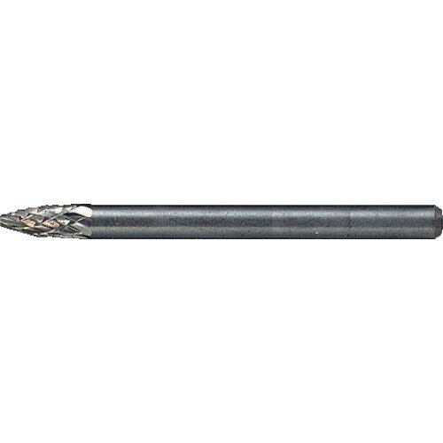MRA 超硬バー Aシリーズ 形状：トンガリ（クロスカット） 刃長6．0mm CB4A004 【106-2182】