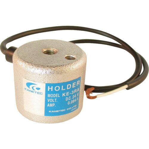 カネテック 自動釈放形電磁ホルダ 径40mm×高さ25mm KE-4RA 【107-7970】