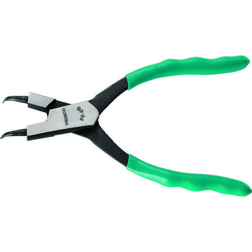 TRUSCO スナップリングプライヤー 孔用 Φ0．8 曲爪50型 50-0B (アナヨウ 50ガタ) 【111-2295】