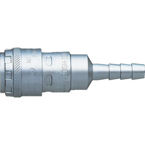 日東 ホース取付用ソケット ハイカプラ200 鋼鉄製 相手側ホースサイズ1／4（71209） 200-20SH STEEL NBR 【113-0862】