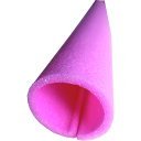 ワニ印 柱養生材 まんまるガード S ピンク 長さ1.7m 40本入り 000091 【114-1300】