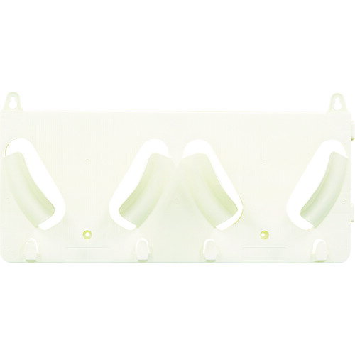 タニザワ ヘルメットラック ST＃822N エコラック 2個掛け用（アイボリー） 822N-IV 【114-2923】(4)