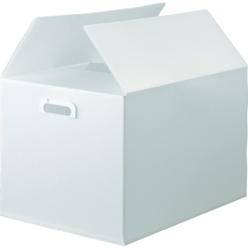 TRUSCO ダンボールプラスチックケース 5枚セット B3サイズ 取っ手穴あき 半透明 TDP-B3-5TM 【114-5740】