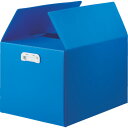 TRUSCO ダンボールプラスチックケース 5枚セット B3サイズ 取っ手穴なし ブルー TDP-B3D-5B 【114-5741】
